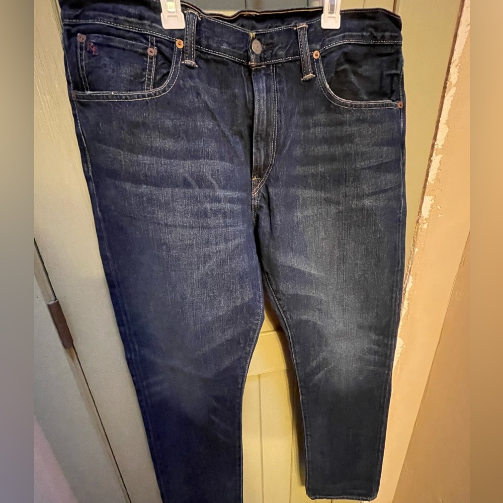 Men’s Ralph Lauren Polo Hampton Straight Relaxed Jeans Size 36 x 34 Like New